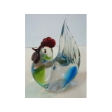 水晶公雞 y03279 水晶飾品系列-琉璃水晶